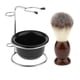 thumbnail image 3 of Cepillo de afeitar para hombres + Soporte de acero inoxidable Soporte + Taza de jabón Crema Bowl Bowl, 3 of 3