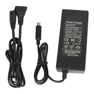 Ioensy - Cargador De Scooter Eléctrico 42V 2A Adaptador De Suministro Tipo Ee. Uu. Reemplaza