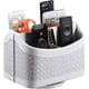 thumbnail image 1 of Soporte de cuero para control remoto, organizador giratorio de 360 grados para TV, organizador de escritorio y accesorios para calculadora., 1 of 7