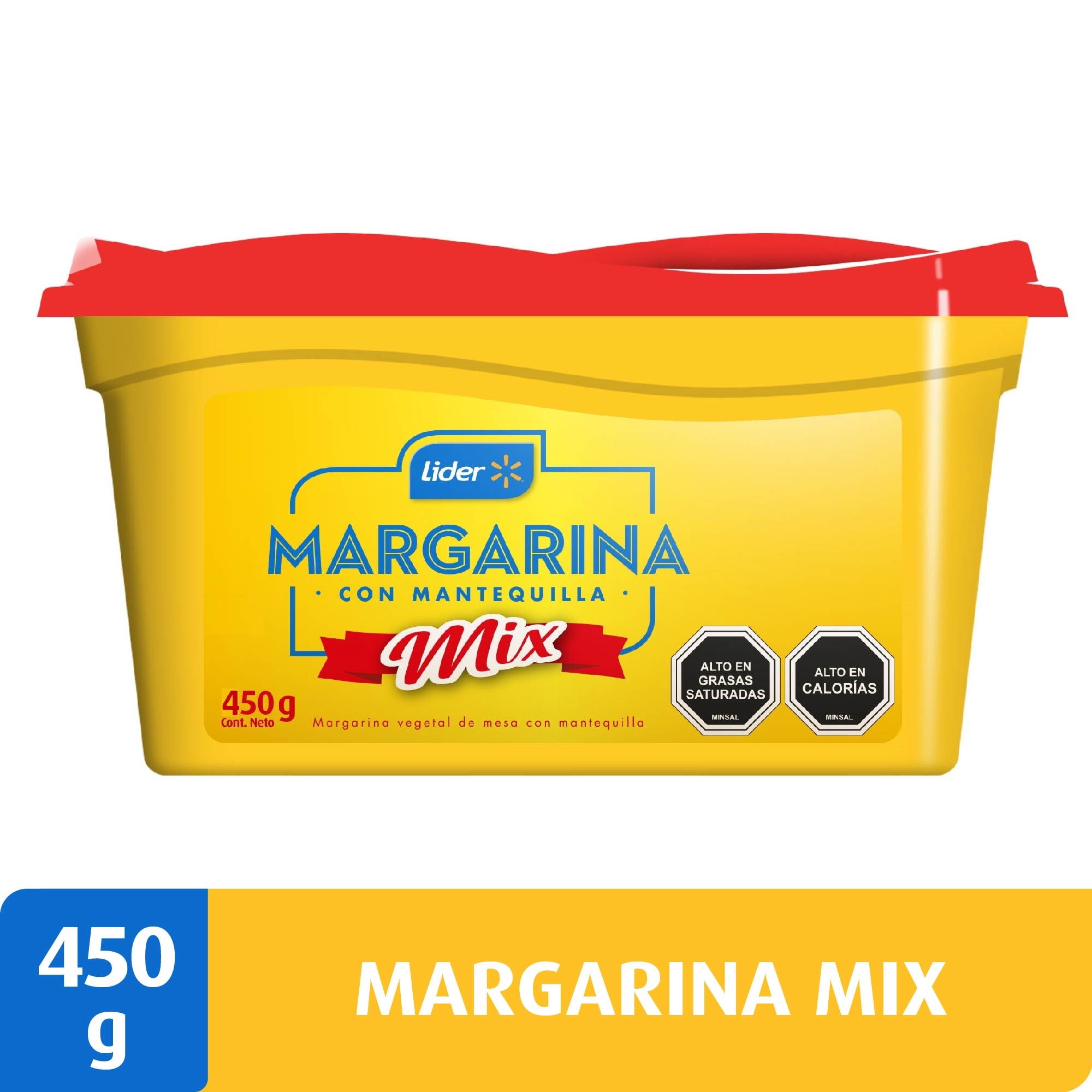 Margarina Mix Tradicional 450 g Lider