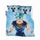 thumbnail image 1 of Super Saiyan Vegito Anime Boy Quilt Duvet Cover Set Bedspread 3-Piece Bedding Set, 1 of 5