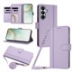 thumbnail image 1 of Funda Tipo Libro para Samsung Galaxy S26 con Ranuras para Tarjetas, Morado Claro, 1 of 6