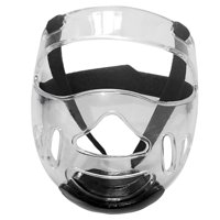 Magideal - Niños Ejercicio Escudo Facial Cubierta Ora Accesorios Repuesto Portátil Premium Mejorado Transpirable Props Para Kickboxing Casco De , S(120-140Cm)