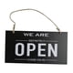 thumbnail image 5 of , Letrero Colgante para Puerta de Tienda, Decoración de Letrero Comercial de Doble Cara , negro, 5 of 5
