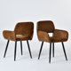 thumbnail image 1 of Set 2 Silla De Comedor Con Brazo Mayfairsued Café, 1 of 5