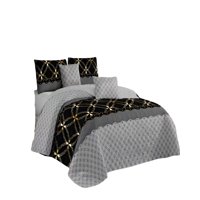 Genérico - Quilt Cubrecama De Verano King Gris 01