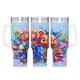 thumbnail image 1 of Buscando a Nemo Vaso aislado de acero inoxidable con asa, diseño temático, regalo para familia, amigos y fans; incluye pajita y encaja en el portavasos estándar, 40 oz, 1 of 6