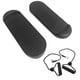 thumbnail image 2 of 2 piezas Pedales de pie elíptico Pedales de pie Pedales Pedales Piezas de reemplazo Piezas Entrenamiento para la pierna para el gimnasio de la máquina, 2 of 5