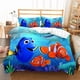 thumbnail image 1 of Cover Set Bedding Set Home Textiles Finding Nemo Three Fish Team Gift3-Piece Bedding Set (1 Duvet Cover + 2 Pillow Shams), 1 of 3