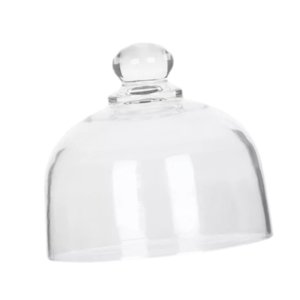 Magideal - Cúpula De Pastel De Vidrio, Cúpula De Pastel A Prueba De Polvo, Múltiples Usos Protegidos De Su Comida Para La Cubierta De Pastelería Para La Barbacoa