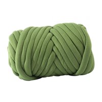 Magideal - Hilo De Lana Grueso, Hilo De Peso, Tela De Ganchillo, Hilo Voluminoso Diy, Hilo Voluminoso Para Estera De Punto, Suéter, Cama, Tapiz De Valla , Verde