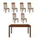 thumbnail image 2 of Juego De Comedor Qatar 1400 + 6 Sillas Marron V, 2 of 7