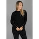 thumbnail image 3 of Sweater Mujer Manga Larga Murciélago Tejido Botones 6020, 3 of 4