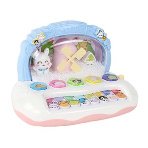 Magideal - Piano De Juguete Para Bebé, Aprendizaje De Múltiples Modos, Regalos De Cumpleaños Para Niños De 1 Año, Teclado De Piano Educativo Portátil, Juguetes , Azul