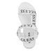thumbnail image 4 of Sandalia con cuña GUESS AVIN para mujer con logotipo blanco/negro, talla 7.5, 4 of 5