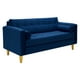 thumbnail image 2 of Sofa Retro 3c Felpa 01 Azul Marino, 2 of 6