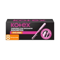 Tampones Super Con Aplicador 8 Un Kotex