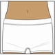 thumbnail image 5 of Paquetes múltiples de ropa interior Disney Princess Cenicienta, Bella y Ariel, 5 of 6