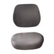 thumbnail image 5 of Funda De Asiento De Silla Giratoria Separada Funda Extraíble Para Silla De Computadora Gris, 5 of 5