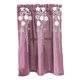 thumbnail image 4 of Cortina de ventana floral Semi-Sheer Cortina de cocina Tier Purple - 137x61cm, 4 of 5