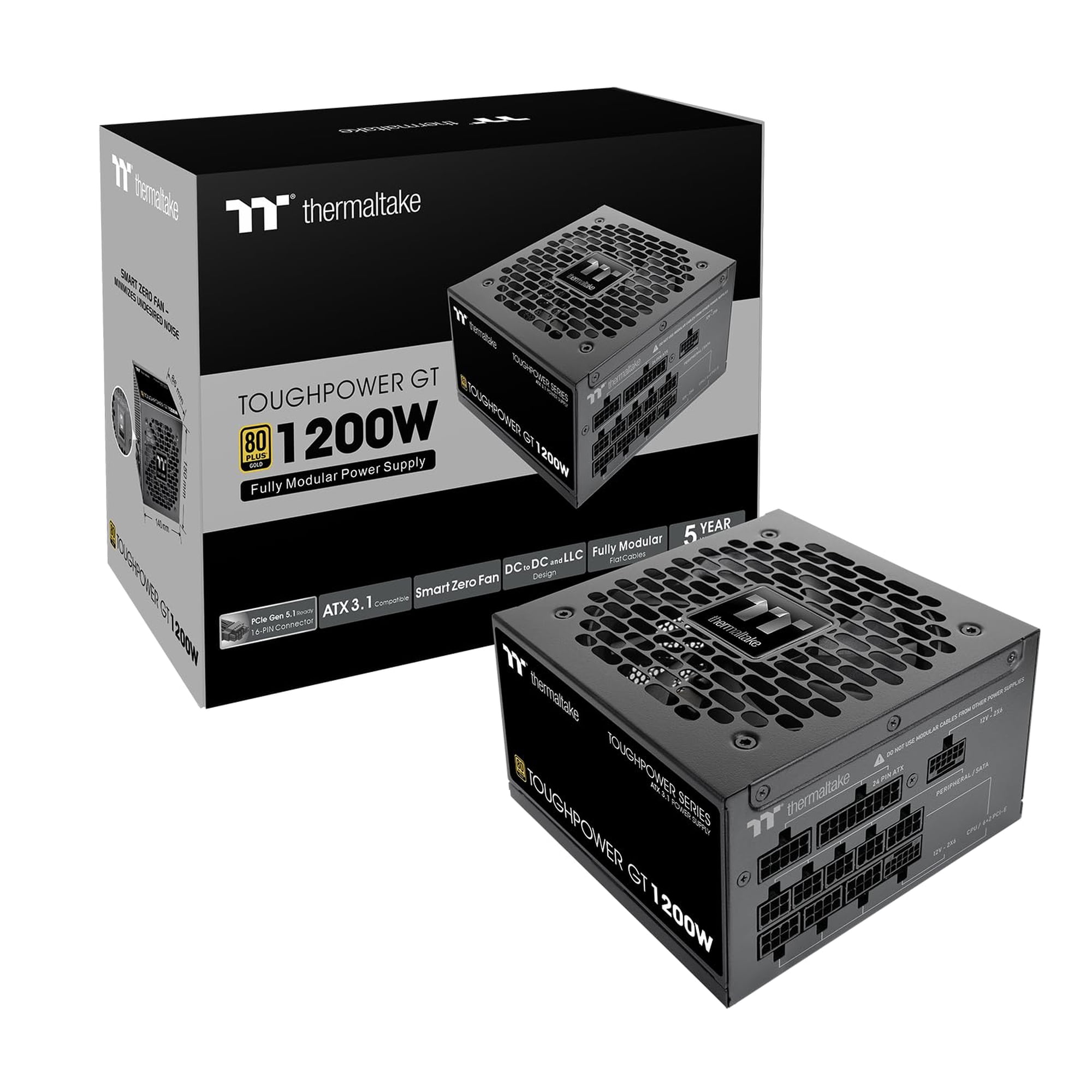 Fuente De Alimentación Thermaltake Toughpower Gt 1200w 80 Plus Gold