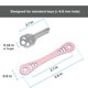 thumbnail image 3 of Llavero organizador compacto de 14 llaves rosa – EM Premium Products, 3 of 6