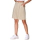 thumbnail image 4 of INSPIRE CHIC Shorts para Mujer de Cintura Alta de Lino Pierna Ancha Cintura Elástica Shorts de Verano Elegantes y Casuales Bermuda L Albaricoque, 4 of 5