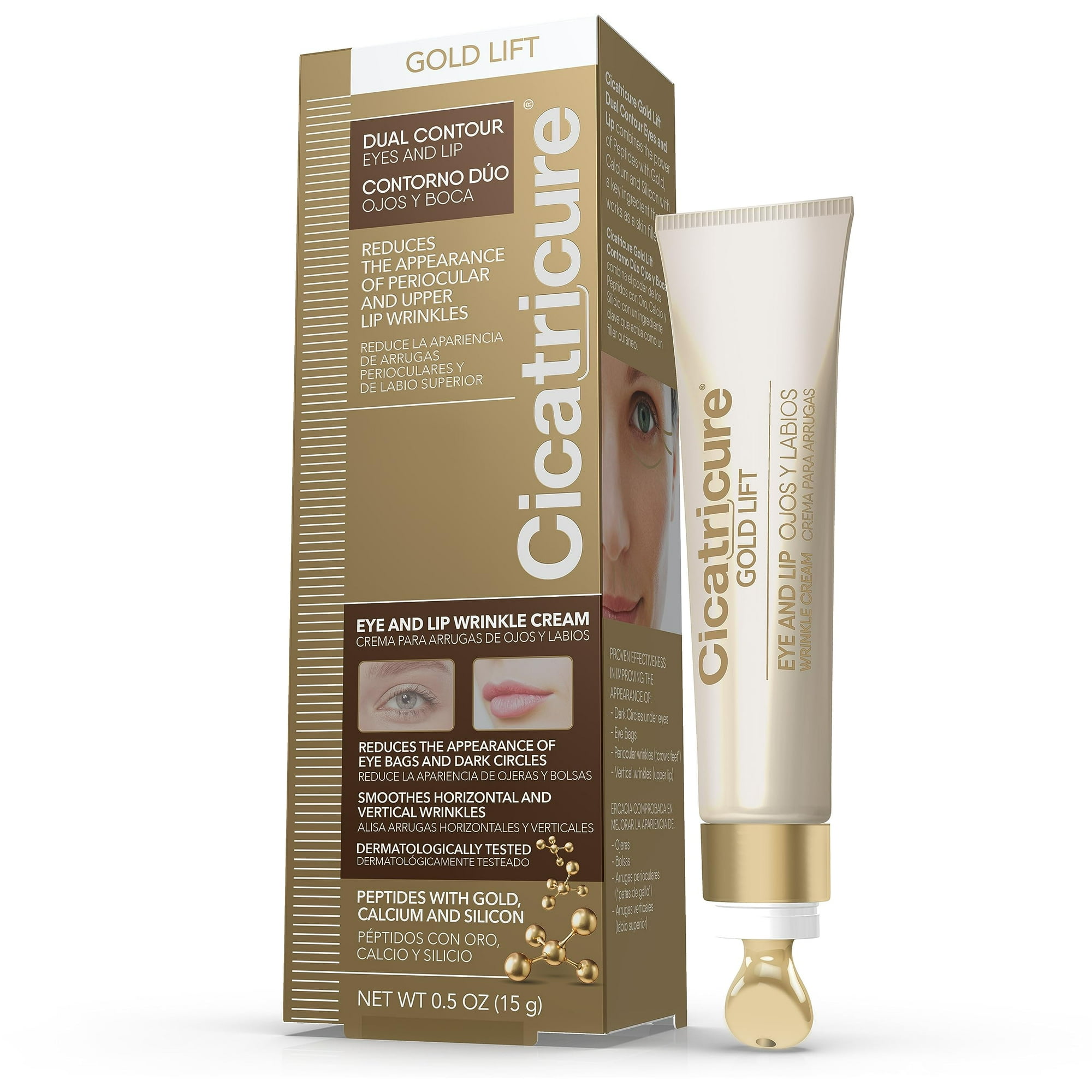 Crema Antiarrugas Cicatricure Gold Lift Dual Contour 15 Ml