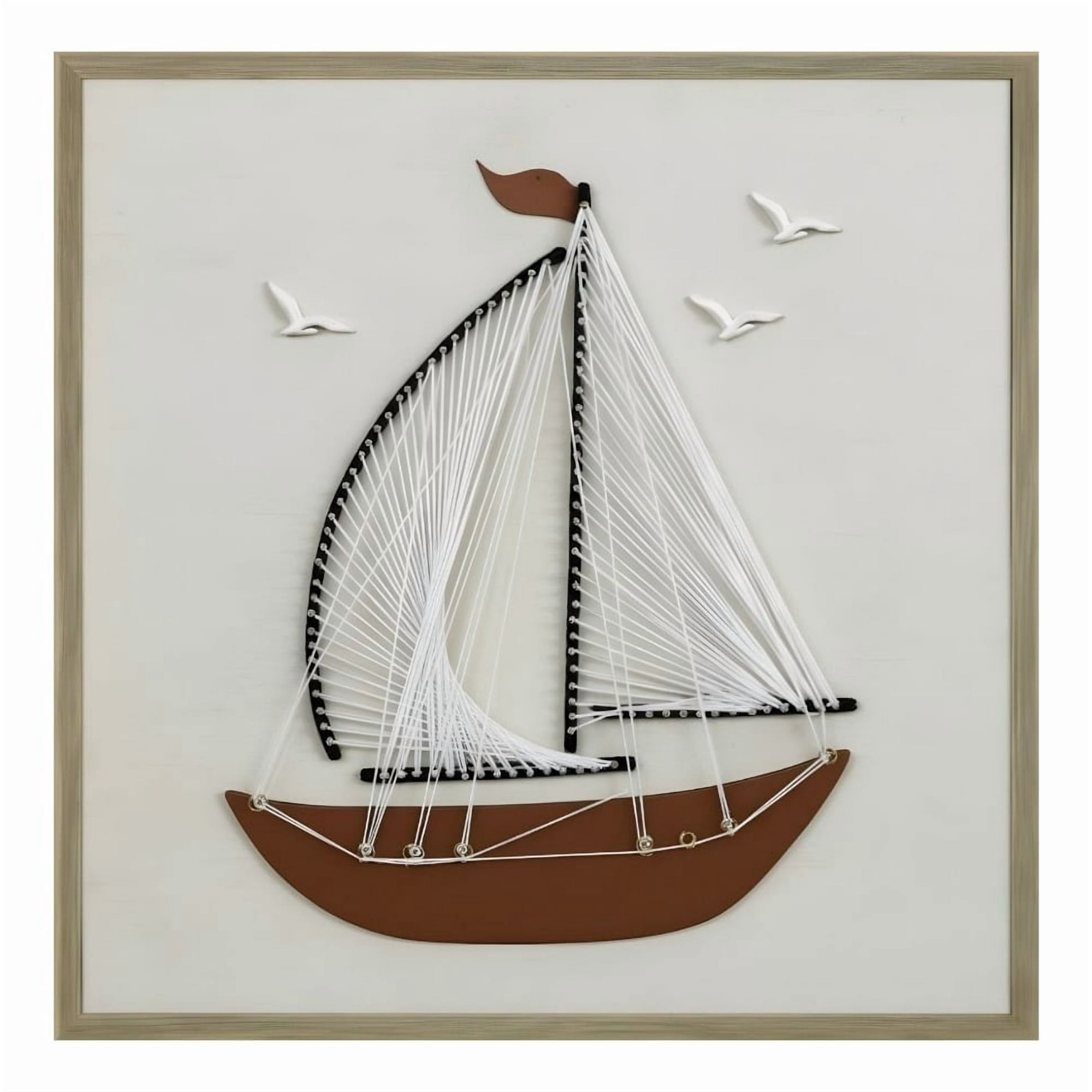 Genérico - Cuadro Decorativo Adorno Pared Barco Arte Hogar Jhn