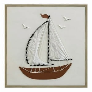 Genérico - Cuadro Decorativo Adorno Pared Barco Arte Hogar Jhn