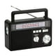 thumbnail image 1 of Radio Portatil Panel Solar LED USB SW AM FM Negro, 1 of 3