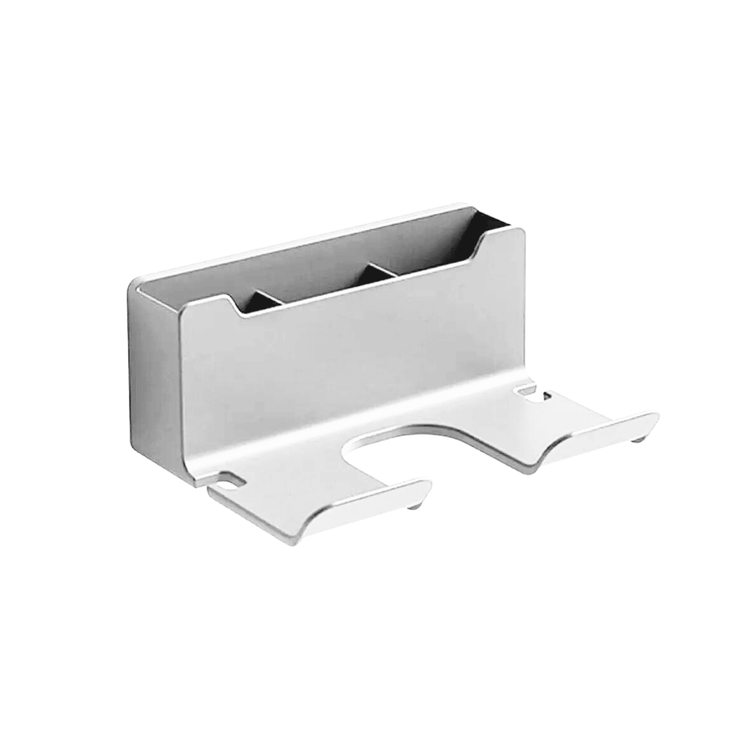 Importclick - Soporte Almacenamiento Secador Alisador Pelo 12x16x7 Cm Blanco