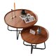 thumbnail image 1 of Mesa De Centro Living Vanguardia Madera Natural Juego De Dos, 1 of 4