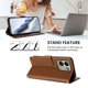 thumbnail image 4 of Xiaomi Redmi 17 4G/5G Funda Billetera con Estampado de Gato, Marrón, 4 of 6