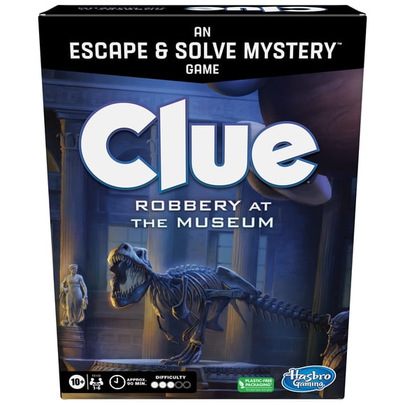 Juego de mesa Hasbro Gaming Clue Robbery at The Museum 10+