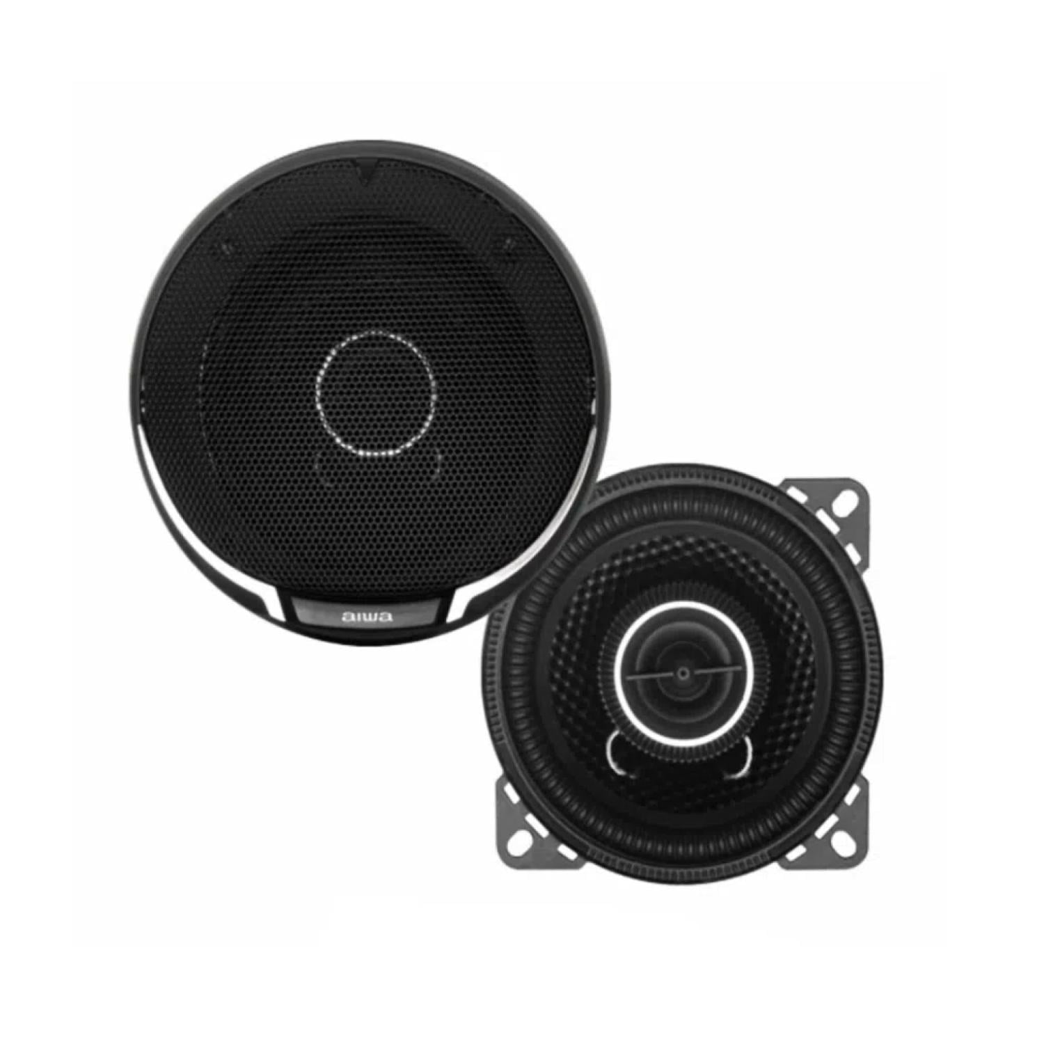 Pack 2 Parlantes 4" 10cm Para Automovil Negro Taw-1022 Aiwa