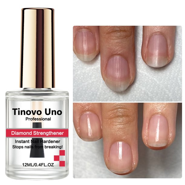 Tinovo Uno White Nail Polish Natural Dry Normal Nail Lacquer Strengthener Treatment Care 12ML Non-peeling Oil-based Nail Enamel