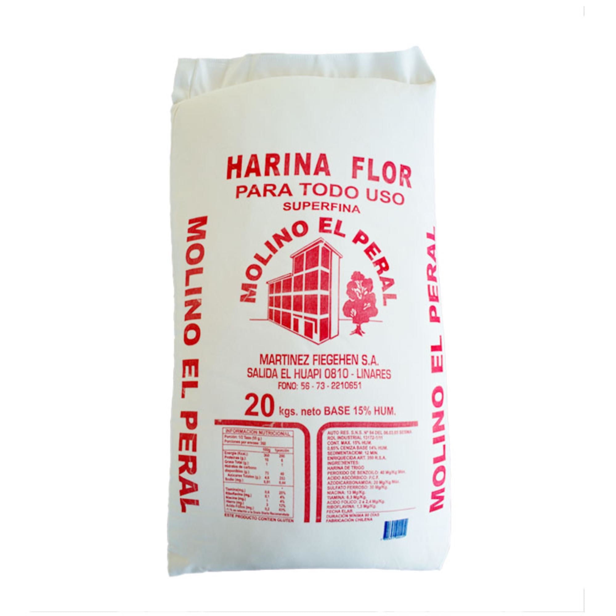 Harina Todo Uso Bolsa 20 kg Molino El Peral