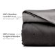 thumbnail image 3 of Manta LUXOME de 8,2 kg, 150 × 200 cm, gris, tamaño Queen, 3 of 7