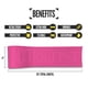 thumbnail image 2 of Cinta De Césped Trf Football Extra Ancha Para Kinesiología Rosa, 2 of 5
