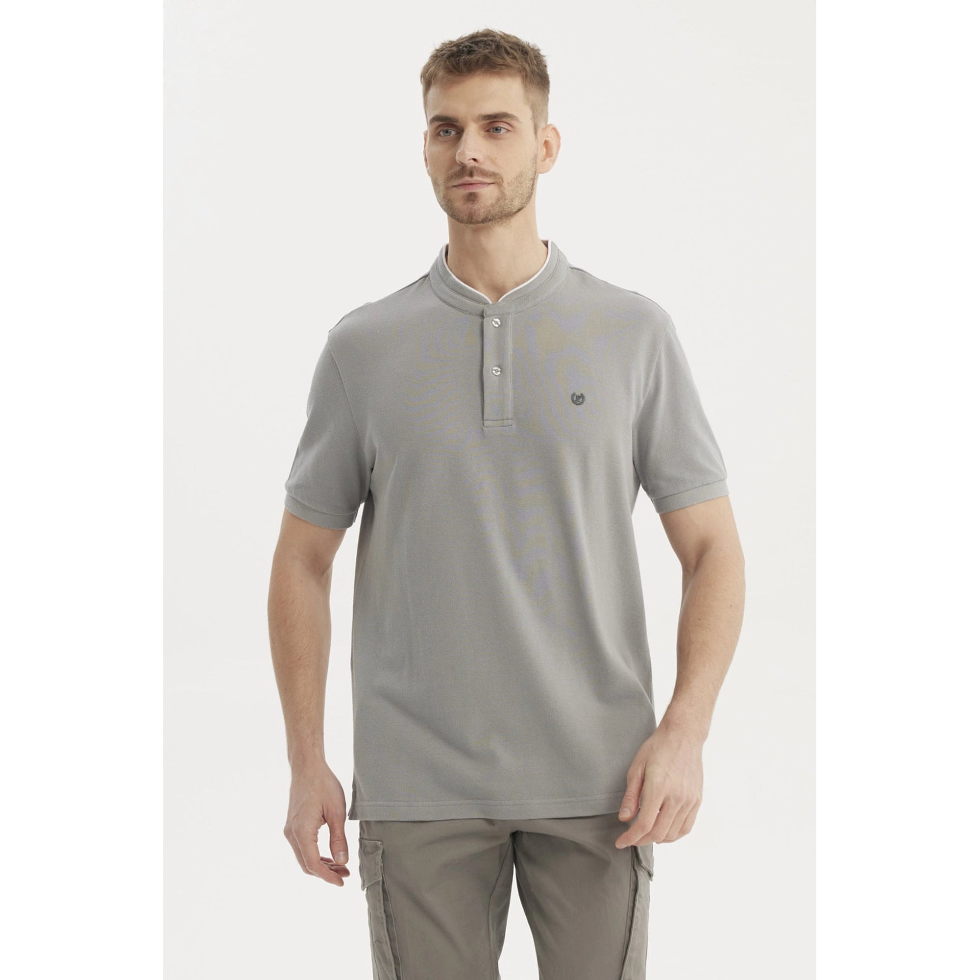 Fashionspark - Polera Hombre Cuello Polo Gris - Ll