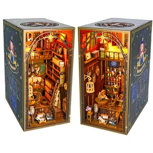 Lycidae - Kit De Libreros Licidae Para Casa De Muñecas Para Casa De Muñecas Con Luz Led