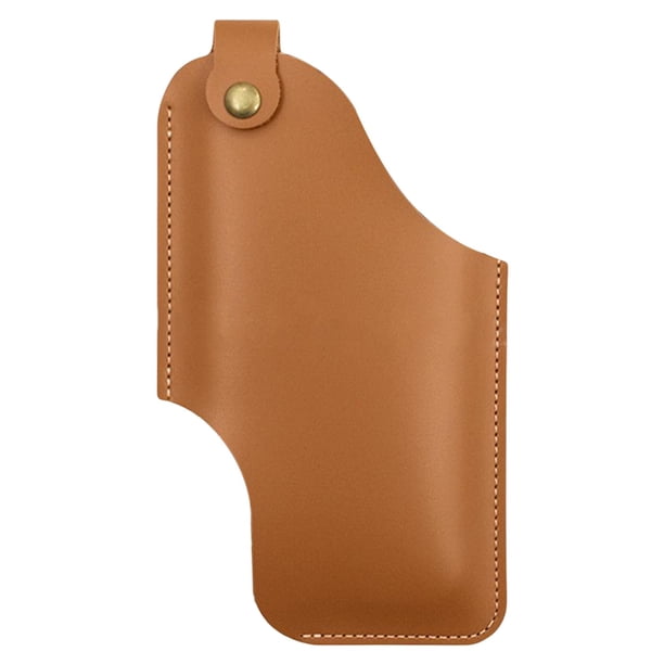 Bolsa De Cinturón De Almacenamiento Portátil Para Teléfono Móvil Funda Para Teléfono Para Mujeres Hombres Cinturón Loop Marrón Claro