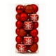 thumbnail image 1 of 20 Bambalinas Navideñas Adorno 6cm Rojo Esfera Decoración, 1 of 3