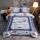 thumbnail image 1 of Ice Hockey Illustration For Fans Quilt Duvet Cover Set Pillowcase Queen 3-Piece Bedding Set, 1 of 5