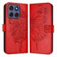 thumbnail image 2 of Funda cartera mariposa para Motorola Edge 60 con soporte y ranuras para tarjetas Rojo, 2 of 5