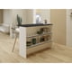 thumbnail image 2 of Isla De Cocina Fendi Wengue Y Blanco 90x120x60 Cm, 2 of 11