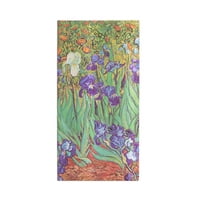 Paperblanks - Libreta Van Gogh, Los Lirios (Van Gogh’S Irises) Slim Tapa Dura Con Lineas