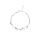 thumbnail image 1 of Pulsera Plateada Estrella Doble Cadena, 1 of 7