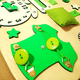thumbnail image 3 of Panel Sensorial montessori 10 actividades tamaño L Verde, 3 of 3